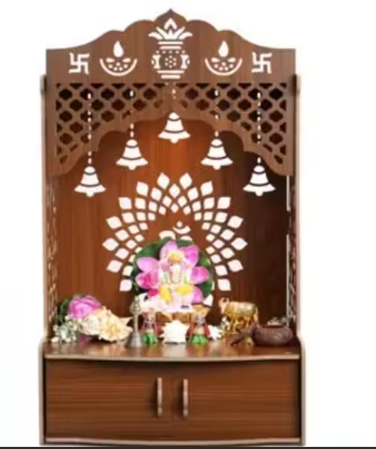 Blessings Nest Wooden Mandir for Home