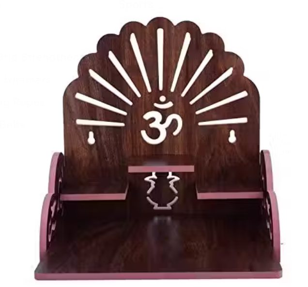 Pooja Vibes Wooden Mandir
