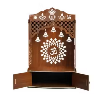 Blessings Nest Wooden Mandir for Home
